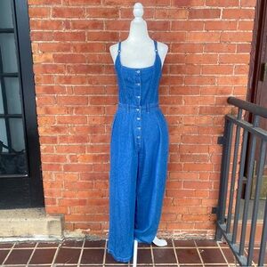 vintage denim jumpsuit